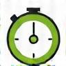 Clock icon symbolizing convenient delivery slots